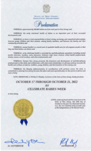 Governor Murphy's Celebrate Babies Week 2022 Proclamation
