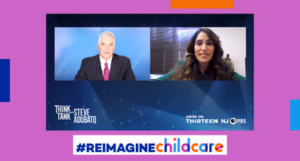 Senate Majority Leader, Sen. Teresa Ruiz speaks to the importance of child care.
